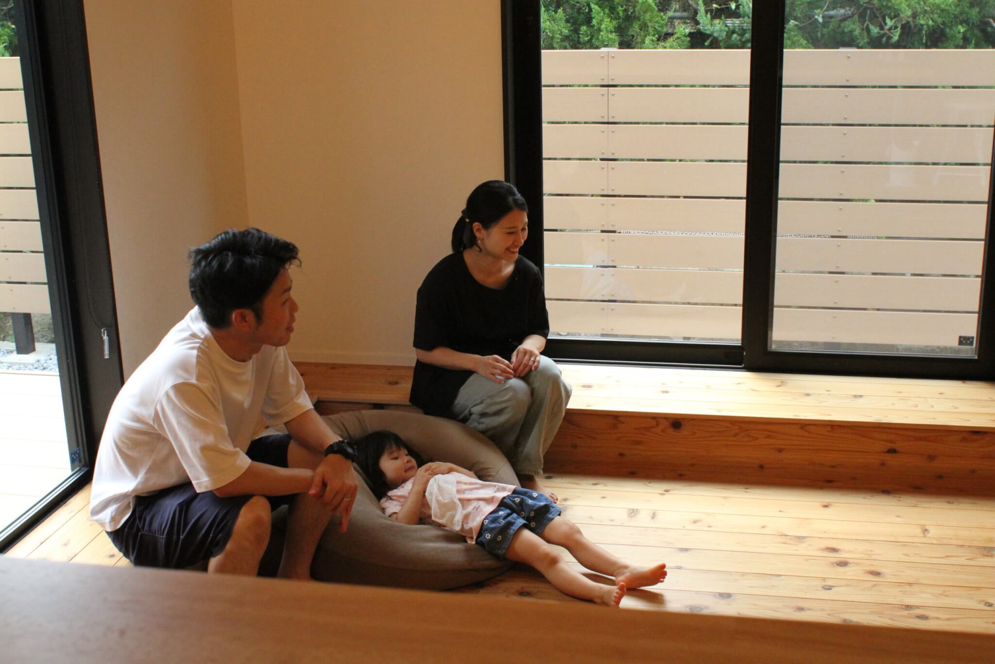 家族が集うダウンリビングの住まい